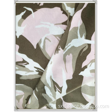 98% Bomull 2% Spandex Twill Print Tyg för kläder